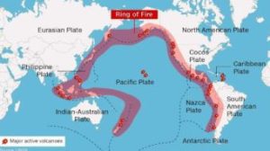 Pacific Ring of Fire Countries