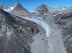 Erosion carried out by the glaciers