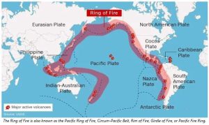 Pacific Ring of Fire Countries